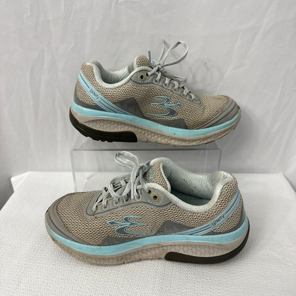 Gravity Defyer Mighty Walk Shoes Womens Size 6.5 Gray Blue - Picture 9 of 10